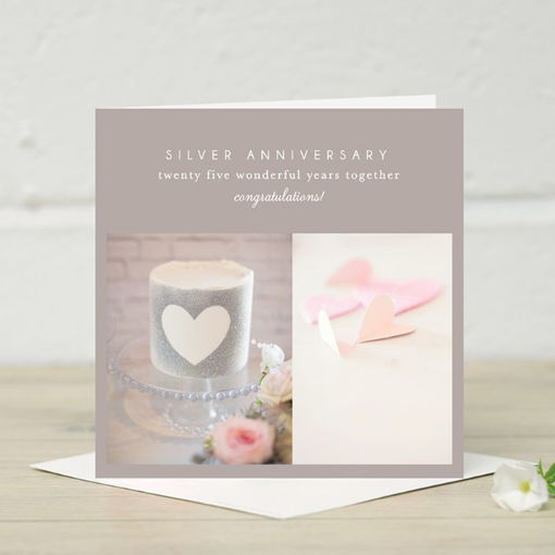 Picture of SILVER ANNIVERSARY CARD